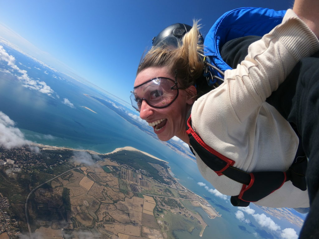 Saut en Tandem à l'aérodrome de Soulac-sur-Mer avec XLR parachutisme - Gironde