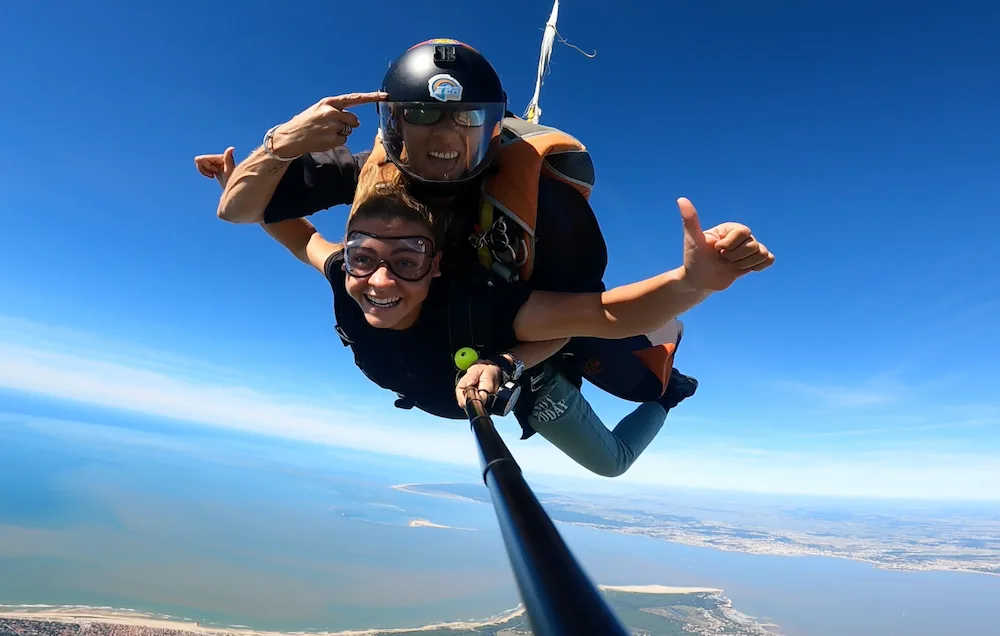 Saut en parachute à Soulac sur Mer